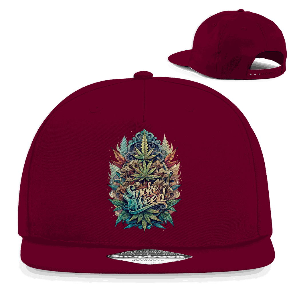 Snapback Rapper Cap - Smoke Weed | Division420®