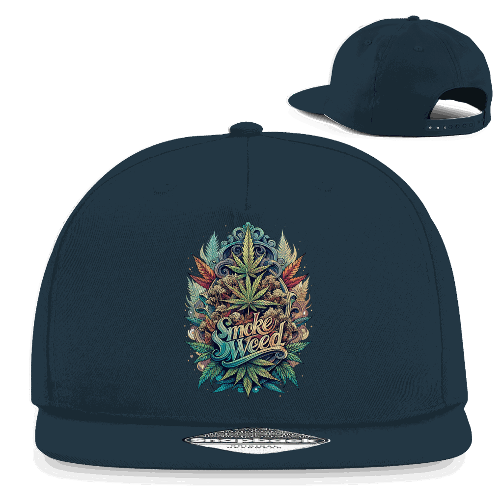 Snapback Rapper Cap - Smoke Weed | Division420®