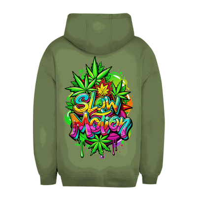 Division420 unisex oversize hoodie in slow motion style with kangaroo pocket and adjustable hood