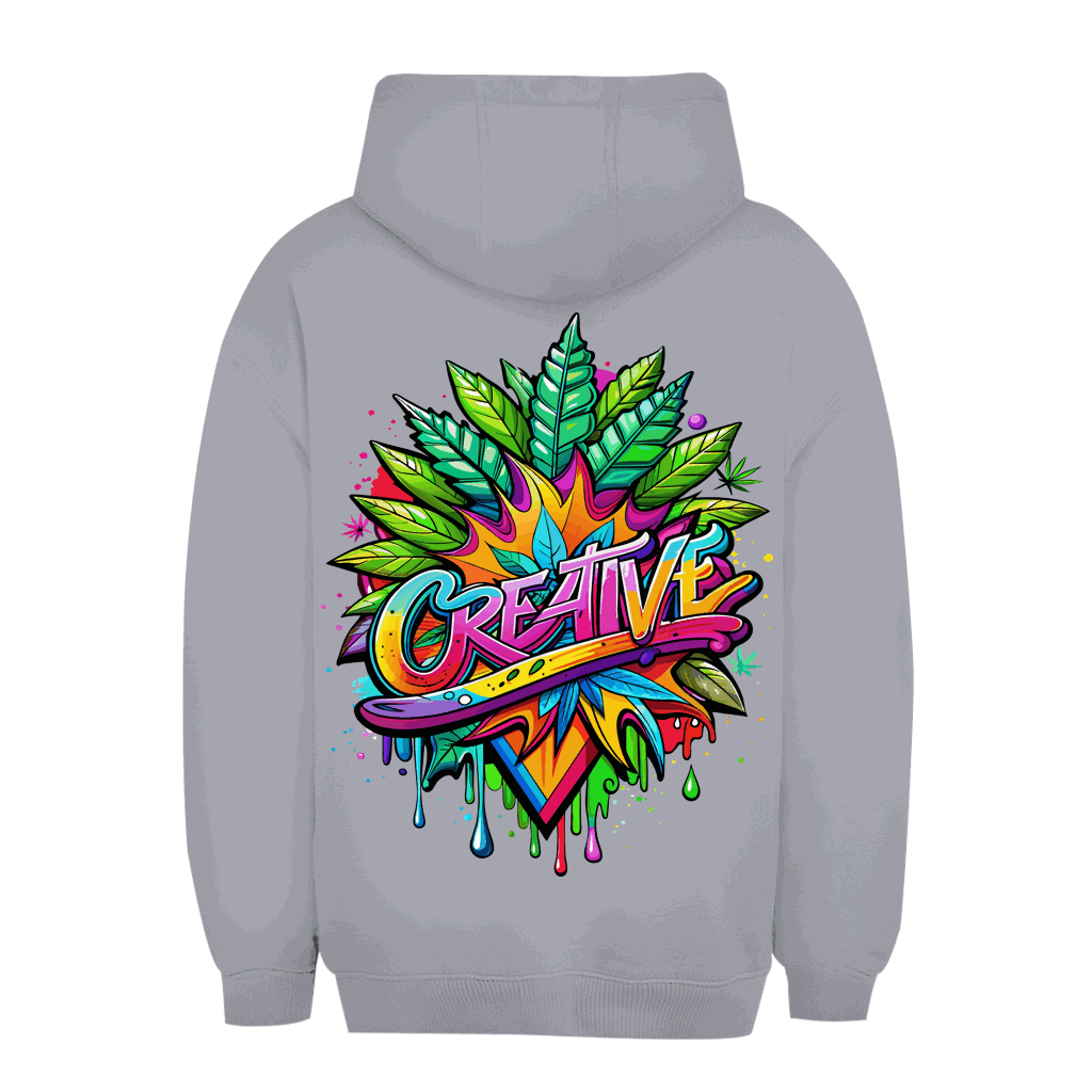 Unisex Oversize Hoodie von Division420 in modernem urbanem Stil mit Kapuze und Kängurutasche