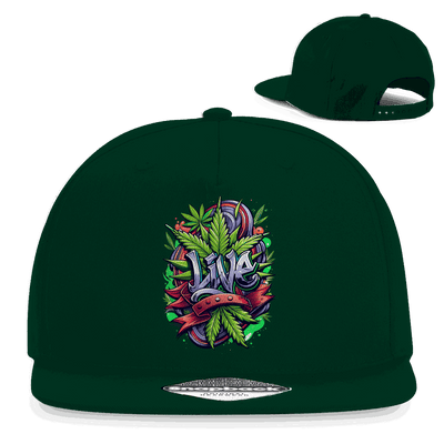 Snapback Rapper Cap - Live  | Division420®