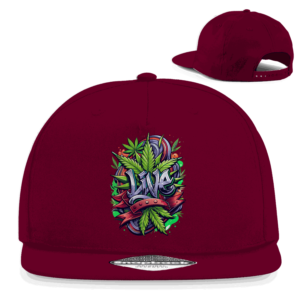 Snapback Rapper Cap - Live  | Division420®