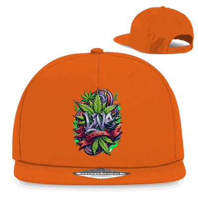Division420 Snapback Cap aus Baumwoll-Twill mit 5-Panel Design und Snapback-Verschluss im urbanen Streetwear-Stil