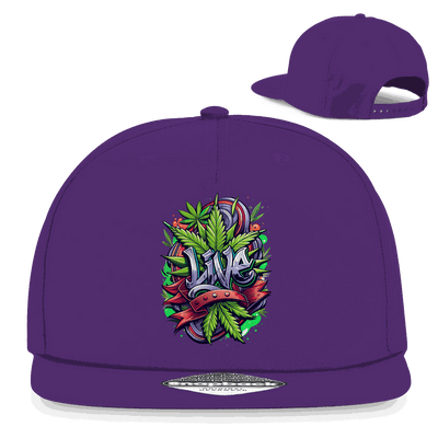 Snapback Rapper Cap - Live  | Division420®