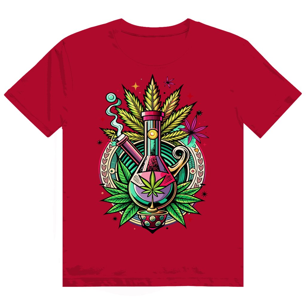 Heavy Cotton T-Shirt - Smoking Bong | Division420®