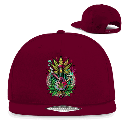 Snapback Rapper Cap - Smoking Bong | Division420®