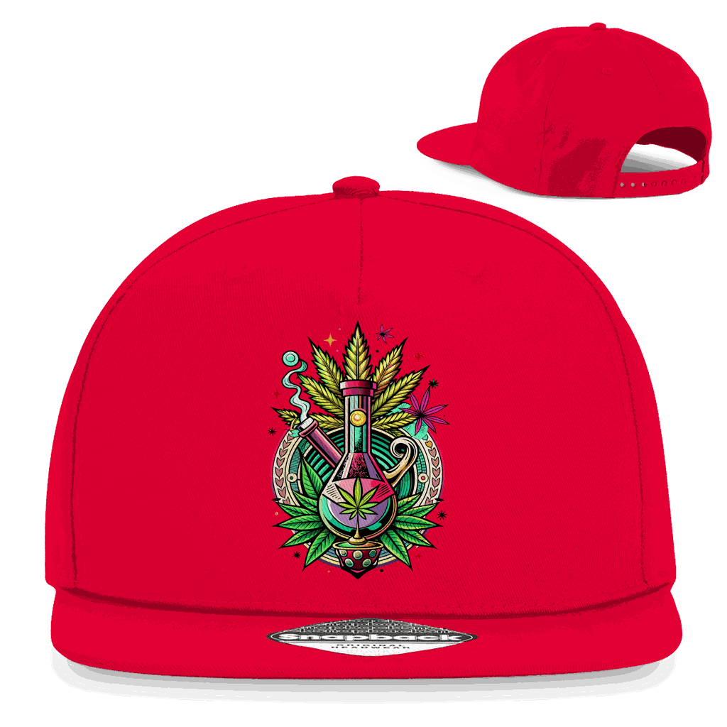 Snapback Rapper Cap - Smoking Bong | Division420®