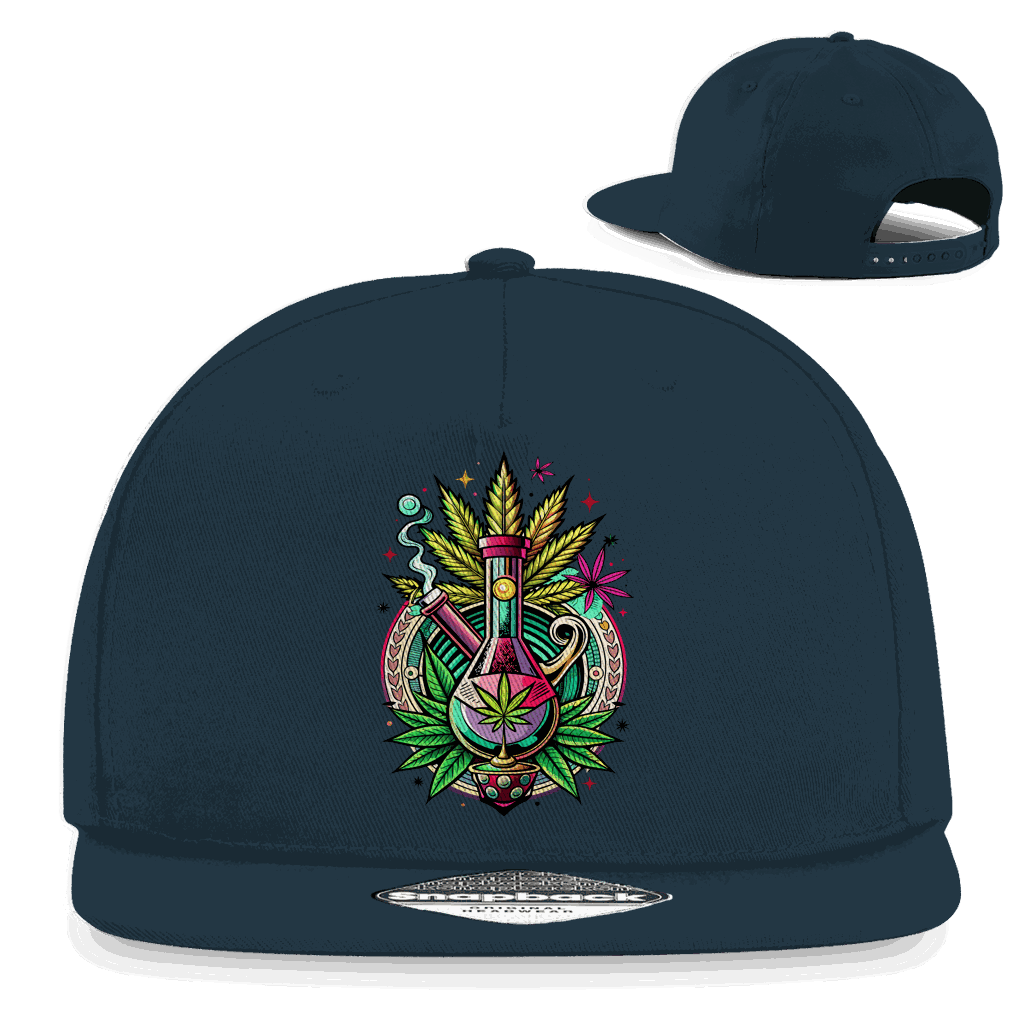 Snapback Rapper Cap - Smoking Bong | Division420®