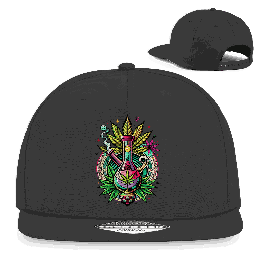 Snapback Rapper Cap - Smoking Bong | Division420®