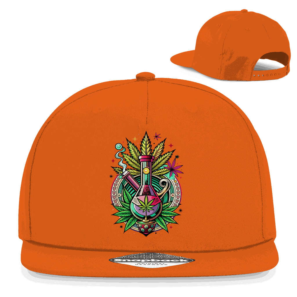 Snapback Rapper Cap - Smoking Bong | Division420®