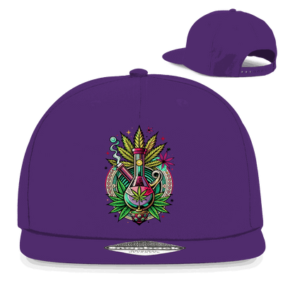 Snapback Rapper Cap - Smoking Bong | Division420®