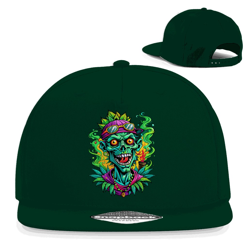 Snapback Rapper Cap - Weed Zombie | Division420®