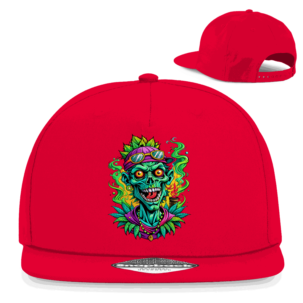 Snapback Rapper Cap - Weed Zombie | Division420®
