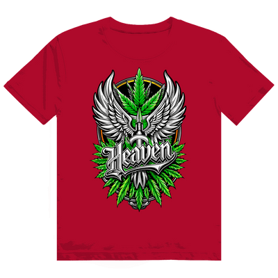 Size chart for Division420 Heavy Cotton T-Shirt Heaven showing measurements and fit details