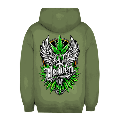 Unisex oversize hoodie Heaven by Division420 in urban style with adjustable hood and kangaroo pocket