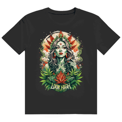 Heavy Cotton T-Shirt - Look High Girl | Division420®