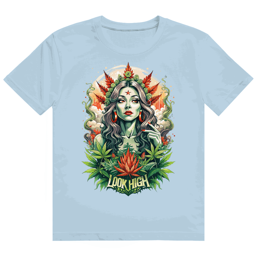 Heavy Cotton T-Shirt - Look High Girl | Division420®