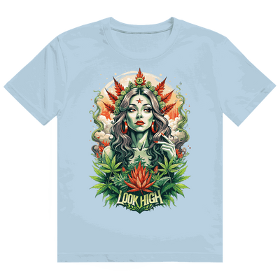 Heavy Cotton T-Shirt - Look High Girl | Division420®