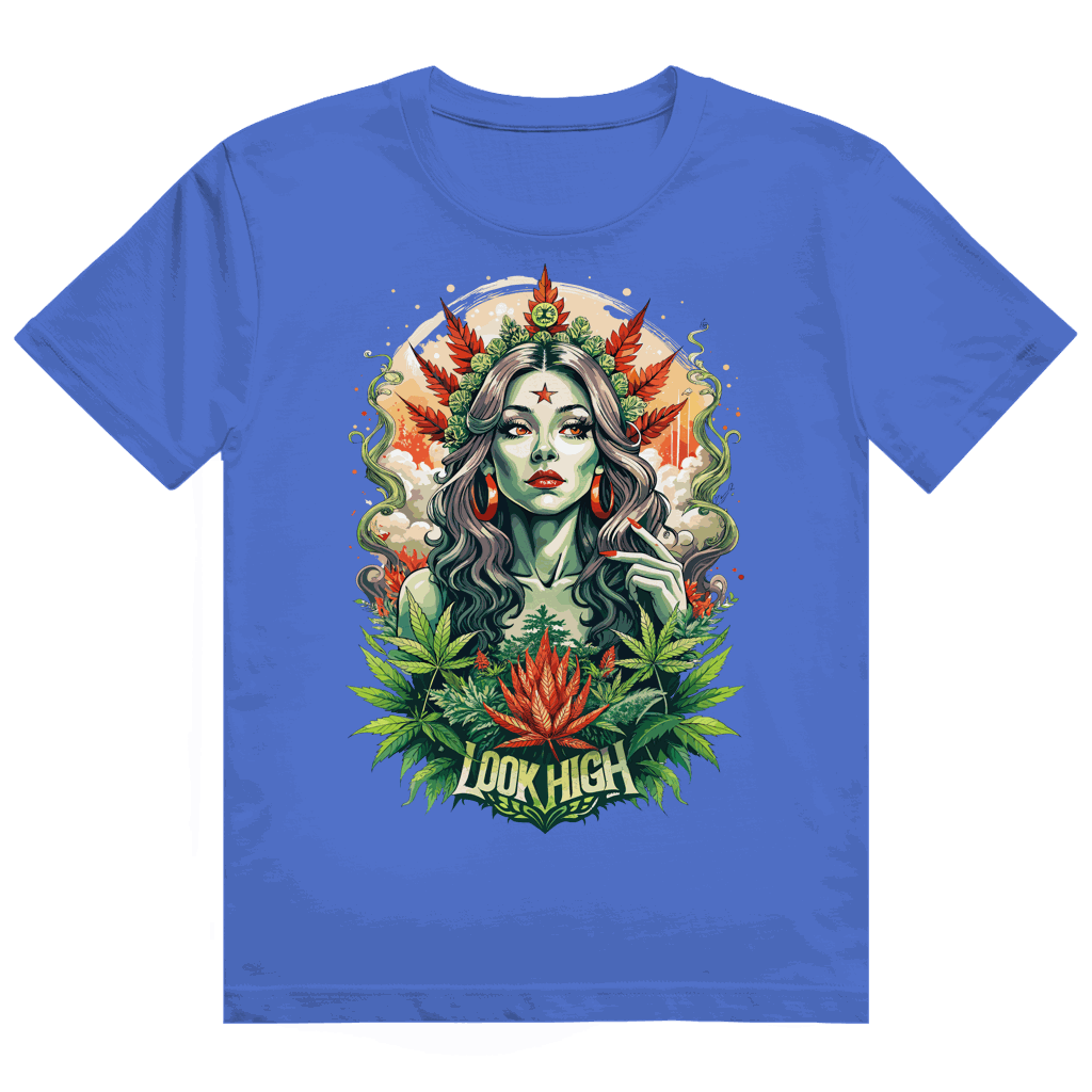 Heavy Cotton T-Shirt - Look High Girl | Division420®