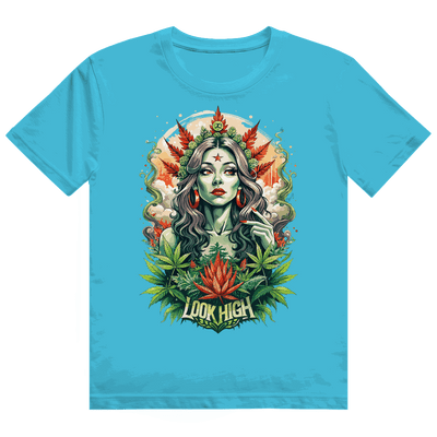 Heavy Cotton T-Shirt - Look High Girl | Division420®