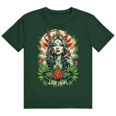Heavy Cotton T-Shirt - Look High Girl | Division420®