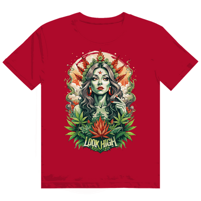 Heavy Cotton T-Shirt - Look High Girl | Division420®
