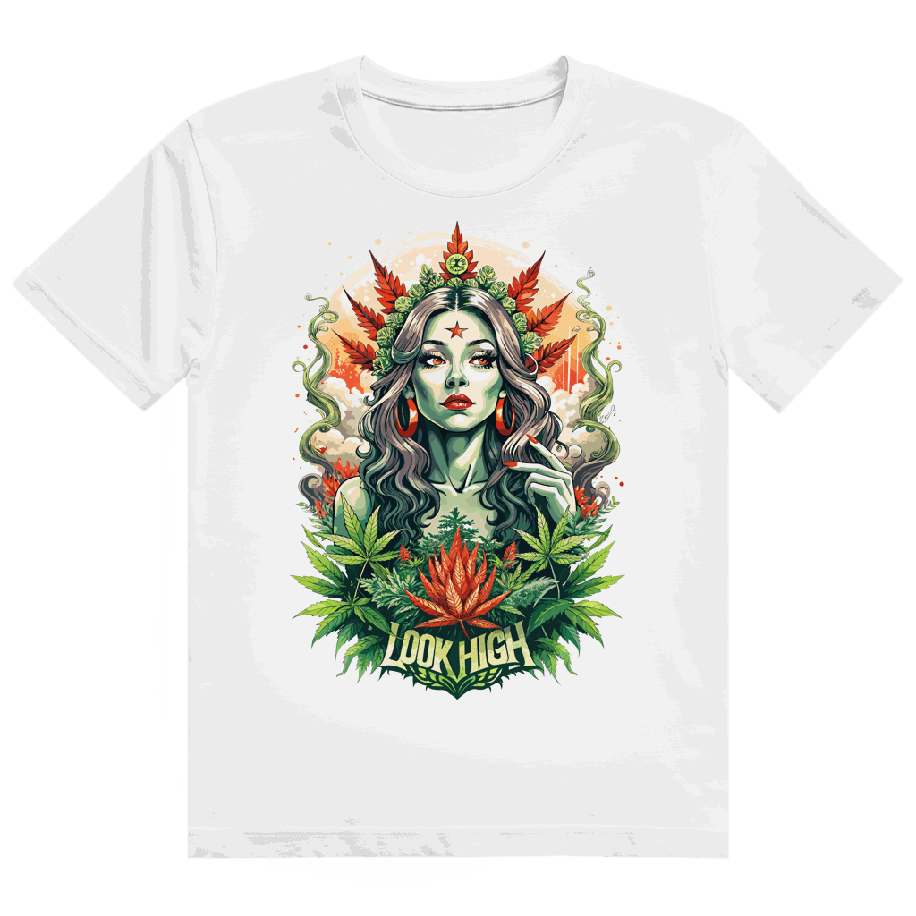 Size chart for Division420 Heavy Cotton T-Shirt showing measurements in centimeters and inches
