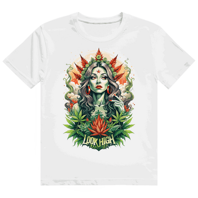 Size chart for Division420 Heavy Cotton T-Shirt showing measurements in centimeters and inches