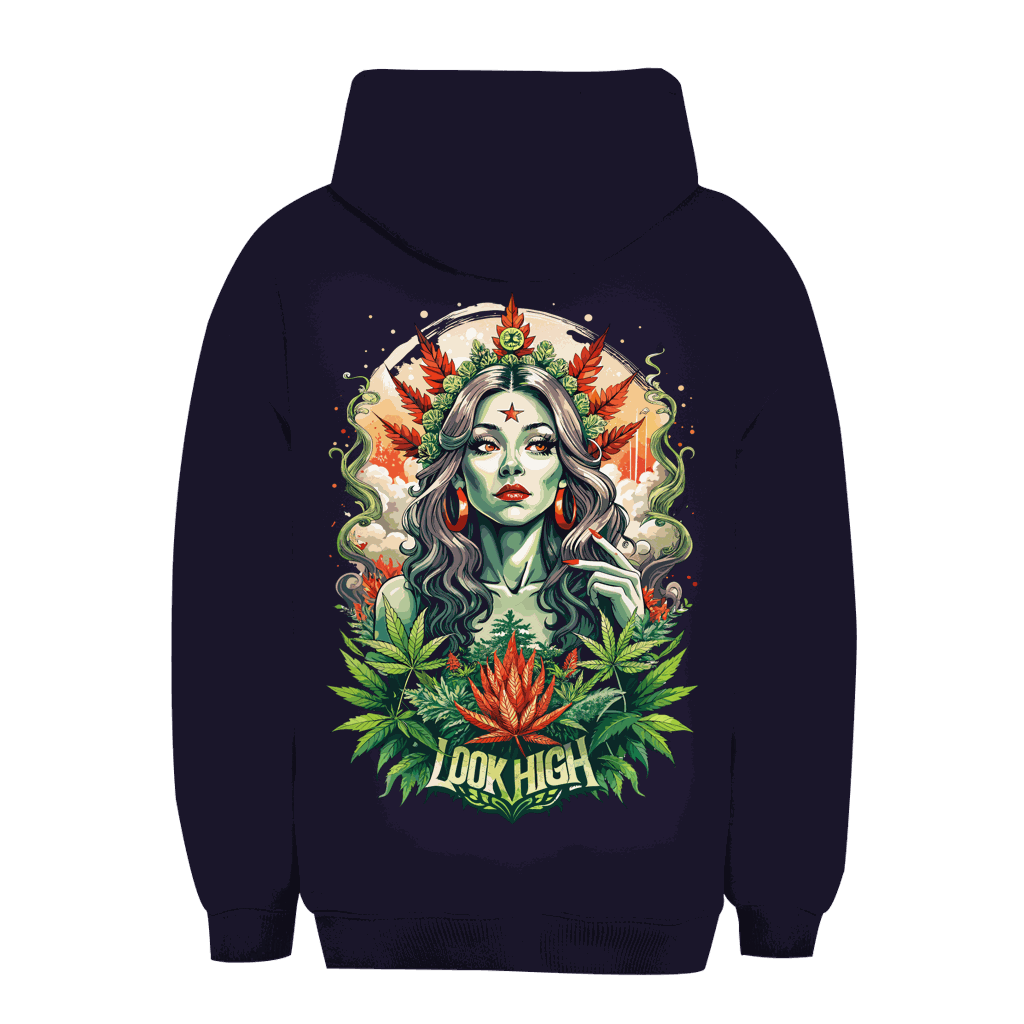 Unisex Oversize Hoodie - Look High Girl | Division420®