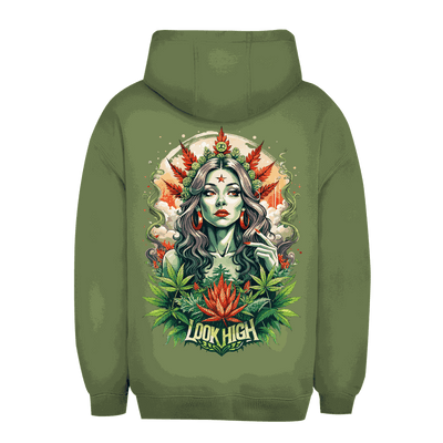 Unisex Oversize Hoodie - Look High Girl | Division420®