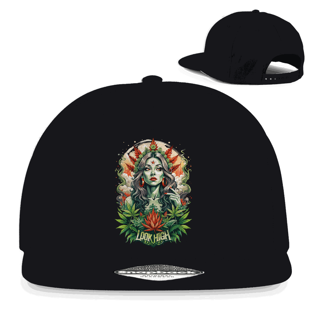 Snapback Rapper Cap - Look High Girl | Division420®
