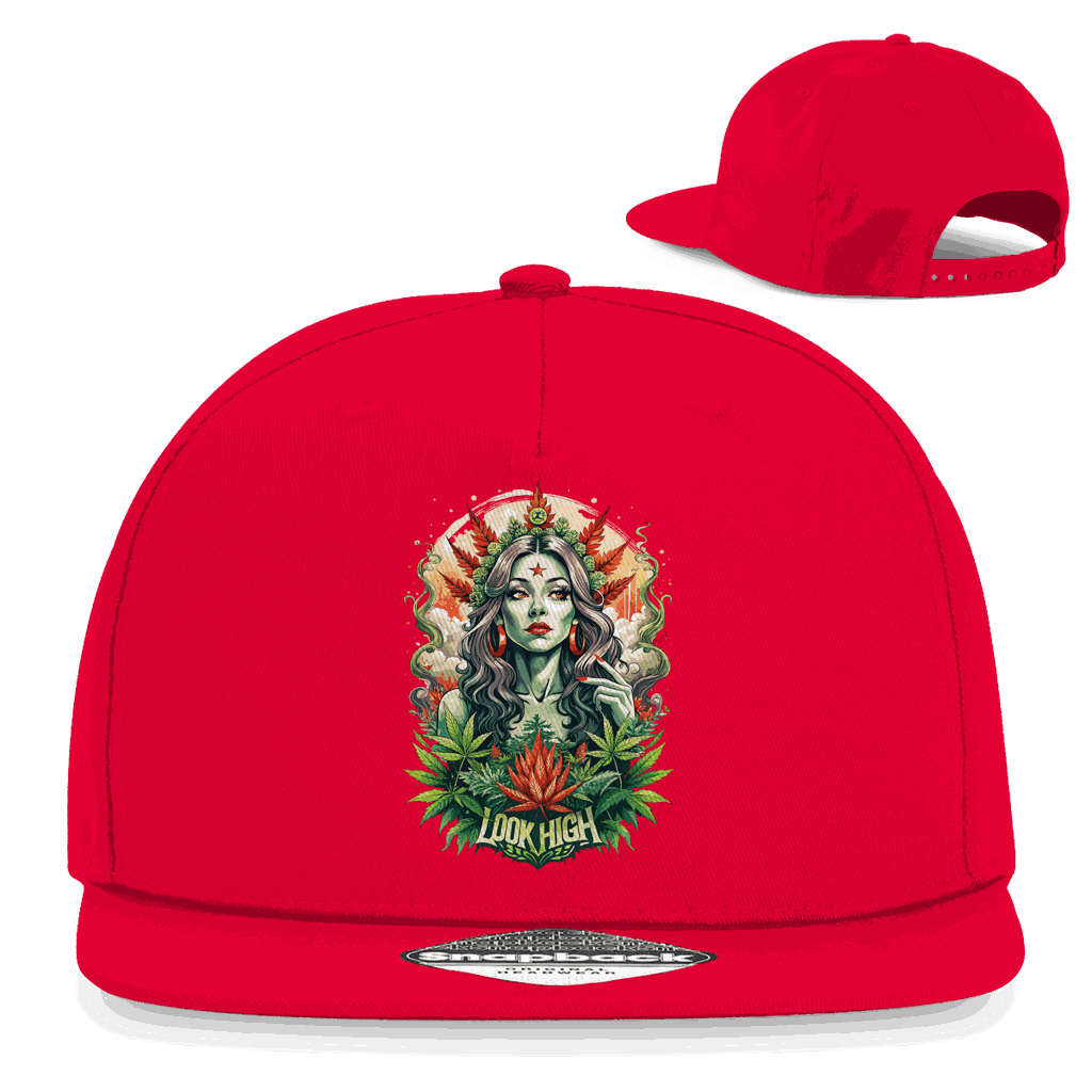 Snapback Rapper Cap - Look High Girl | Division420®