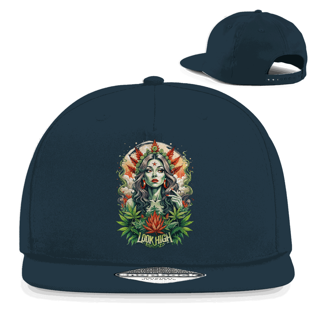 Snapback Rapper Cap - Look High Girl | Division420®