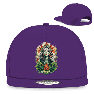 Snapback Rapper Cap - Look High Girl | Division420®