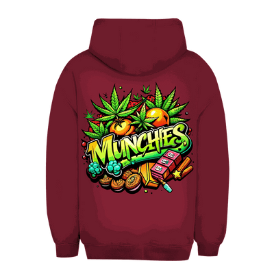 Size chart for unisex oversize hoodie by Division420