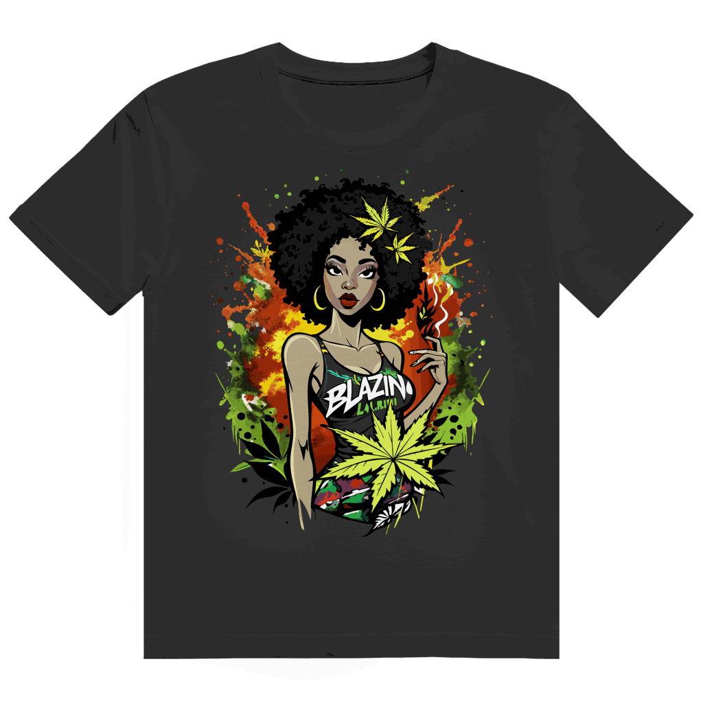 Heavy Cotton T-Shirt - Blazing Girl | Division420®
