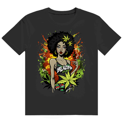 Heavy Cotton T-Shirt - Blazing Girl | Division420®