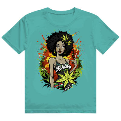 Heavy Cotton T-Shirt - Blazing Girl | Division420®
