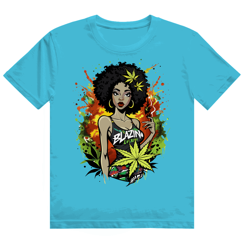 Heavy Cotton T-Shirt - Blazing Girl | Division420®