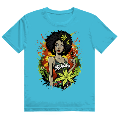 Heavy Cotton T-Shirt - Blazing Girl | Division420®