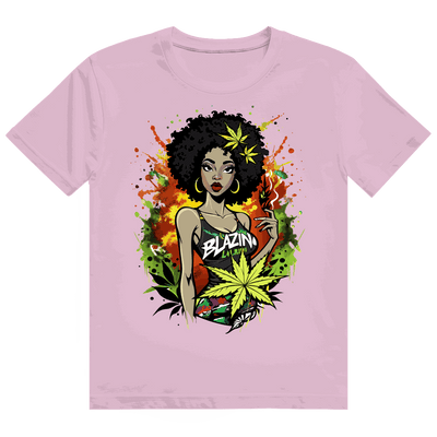 Heavy Cotton T-Shirt - Blazing Girl | Division420®