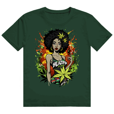 Heavy Cotton T-Shirt - Blazing Girl | Division420®