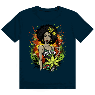 Heavy Cotton T-Shirt - Blazing Girl | Division420®
