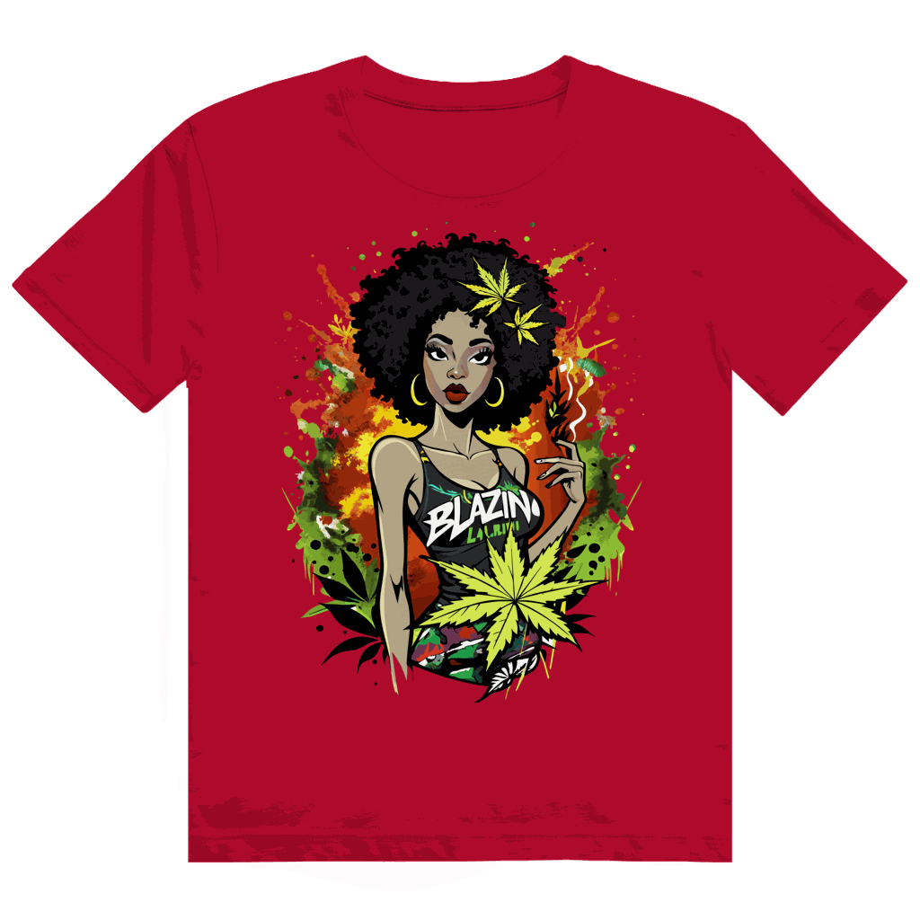 Heavy Cotton T-Shirt - Blazing Girl | Division420®