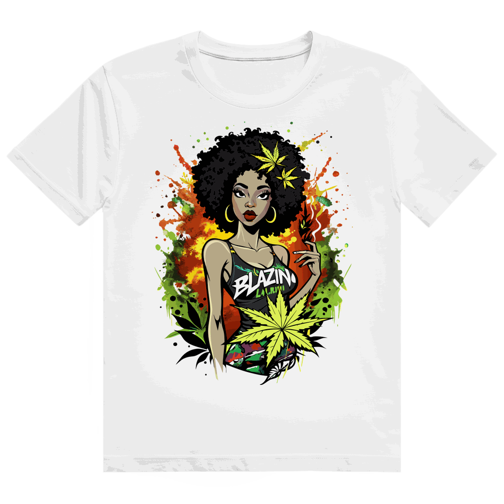 Heavy Cotton T-Shirt - Blazing Girl | Division420®