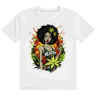 Heavy Cotton T-Shirt - Blazing Girl | Division420®