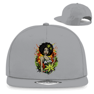 Division420 Snapback Cap Blazing Girl 5-panel cotton twill with flat brim and snapback closure