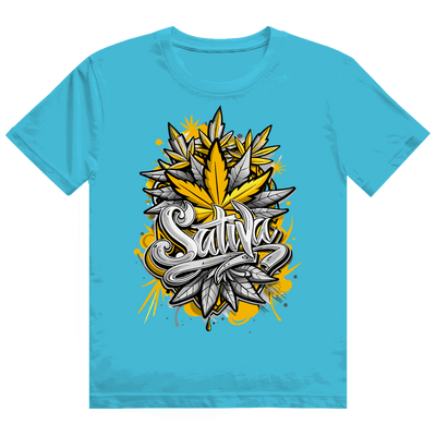 Size chart for Division420 Heavy Cotton T-Shirt Only Sativa unisex fit