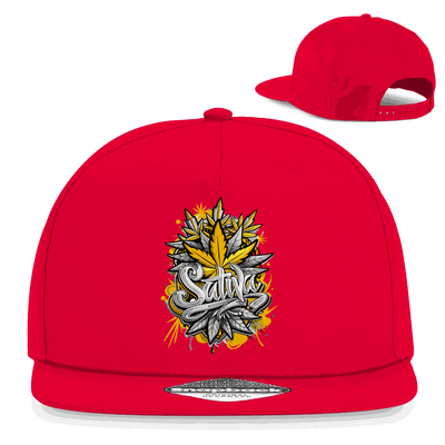 Snapback Rapper Cap Only Sativa Division420 streetwear cotton twill 5-panel flat visor breathable retro snapback closure