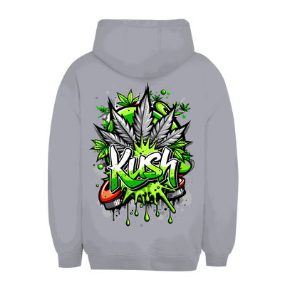 Unisex oversize hoodie Kush by Division420 with relaxed fit and adjustable hood